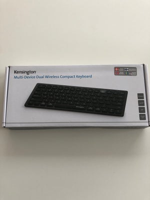 Tastatur, Kensington, Trådløst Bluetooth, Perfekt, Multi device bluetooth kompakt tastatur, som kan 