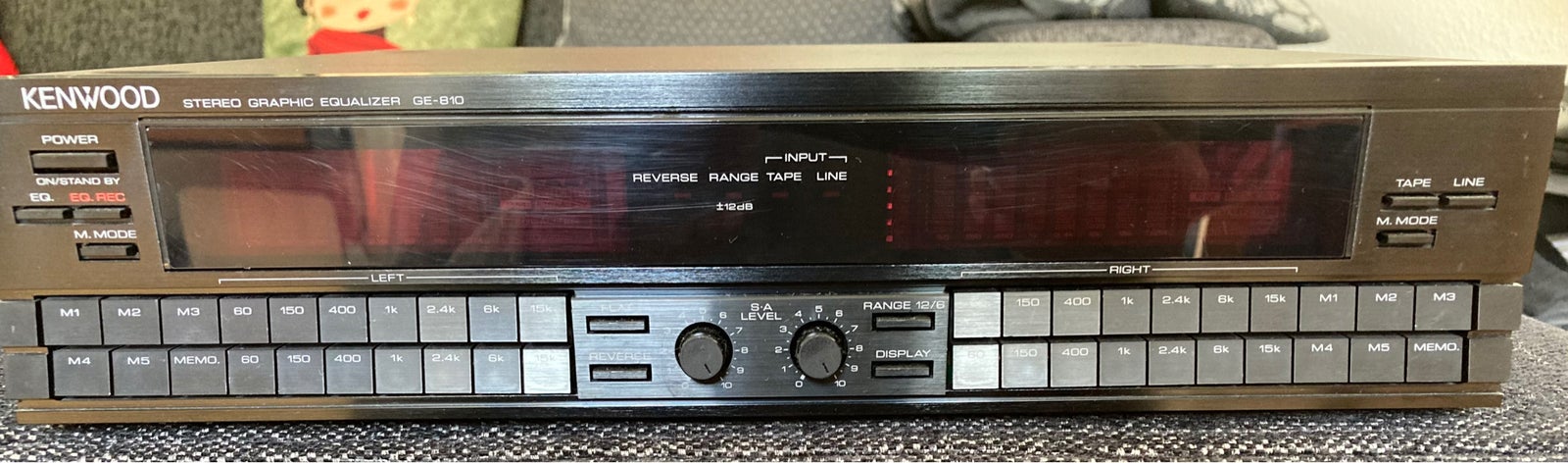 Stereoanlæg , Kenwood, Stereo Graphic Equalizer GE-810 – dba.dk