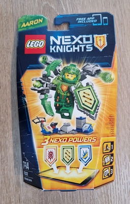 Lego Nexo Knights, 70332 - Ultimate Aaron, Ny og uåbnet æske.
Kommer fra et røg- og dyrefrit hjem.
K