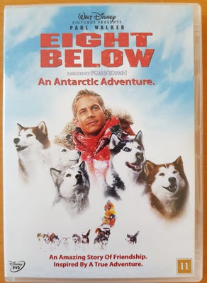 Eight Below (Paul Walker), instruktør Frank Marshall, DVD, familiefilm, BRUGT DVD i pæn stand.

Udgå