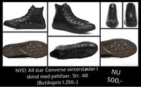 Vinterstøvler, Converse All star, str. 40