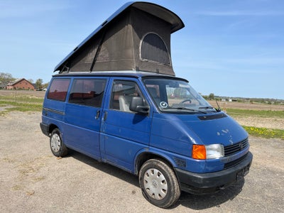 VW Transporter, 2,4 D Trendline, Diesel, 1997, km 495000, blå, 5-dørs, VW T4 med pop up tag camper å