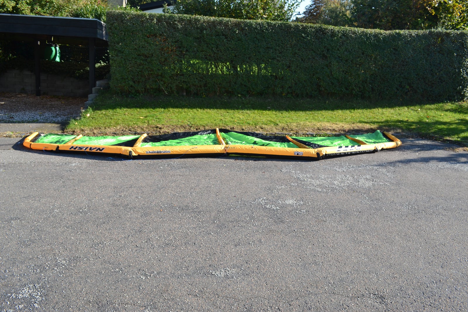 Kitesurf, Kite + board + rygsæk samlet