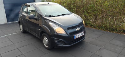 Chevrolet Spark, 1,0 LA, Benzin, 2014, km 177000, sortmetal, ABS, airbag, 5-dørs, startspærre, servi