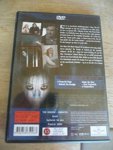 Forbandelsen - The Grudge, DVD, gyser