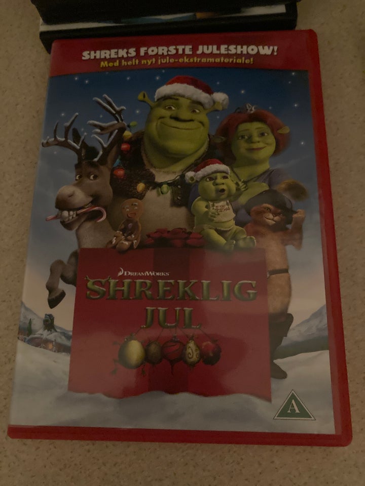 Shrek,Shrek 2,Shreklig jul & Shrek 4, DVD, animation