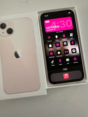 iPhone 13, 256 GB, pink, Perfekt, Super fin stand