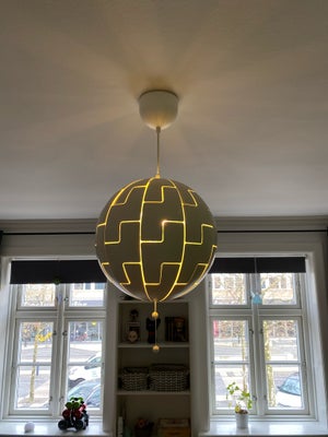 Pendel, IKEA PS 2014 koral, Super fin lampe til loft eller over spisebord, med træksnore som kan åbn