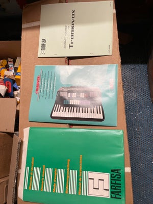 Orgelharmonika, Farfisa TX10, Helt ny, ej udpakket, i original papkasse, FARFISA TRANSIVOX TX10 fra 