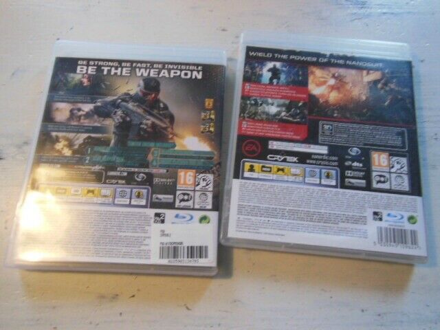 Crysis 2 & 3 (limited edition), PS3