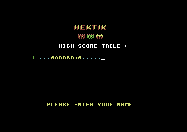 Hektik, Commodore 64 & C128
