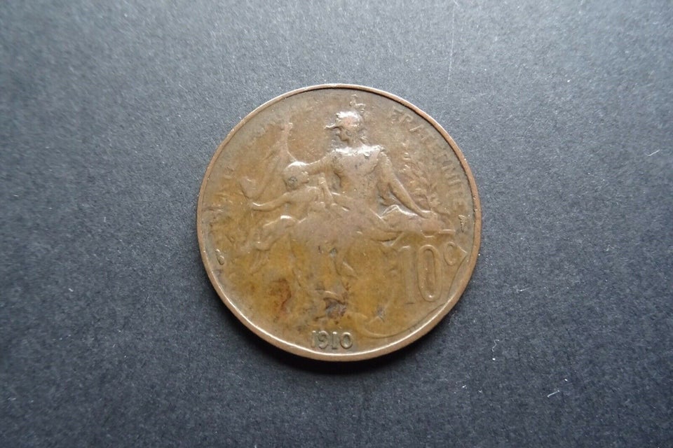 Vesteuropa, mønter, 10 centimes