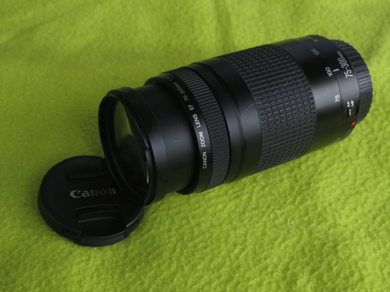 Tele- zoom m/macro., Canon, 75 - 300 mm EF