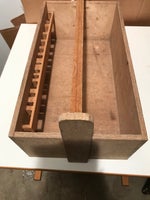 Værktøjskasse, Træ ca 120 år antik