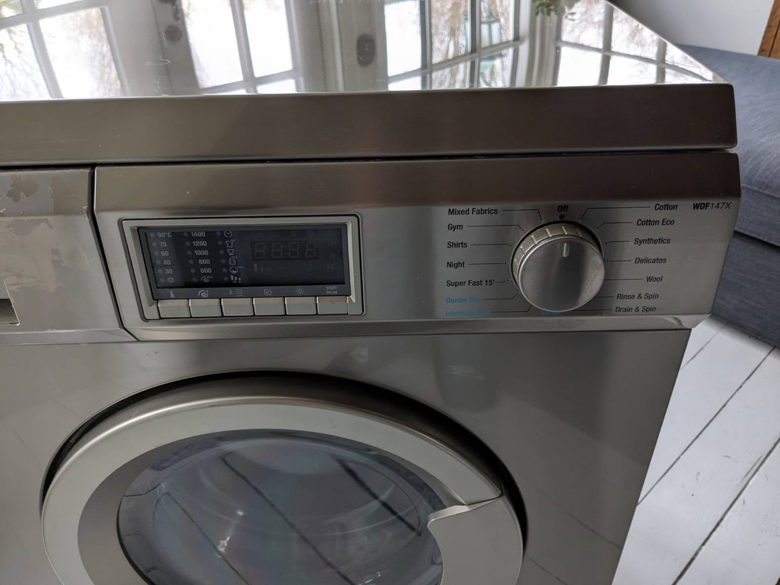 Smeg vaskemaskine, WDF147X, vaske/tørremaskine