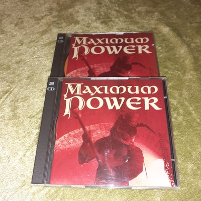 Rock,Heavy: Maximum Power, metal, 2 flotte og velholdte cd'er. 

2 Dobbelt cd'er 
Maximum Power. 

S