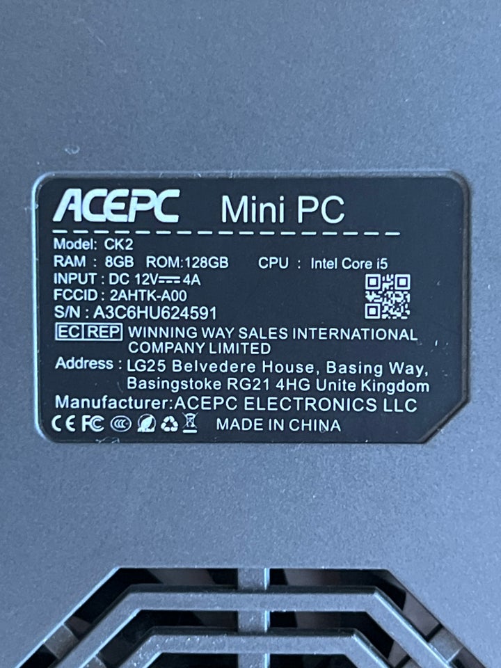 Andet mærke, AcePC , 32GB GB ram