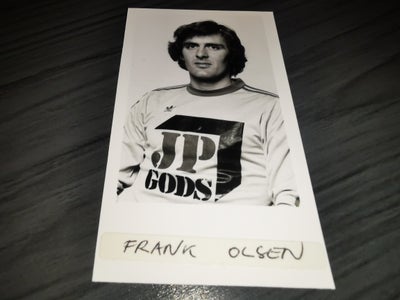 Billeder, Frank Olsen Brøndby IF kort, Utrolig sjældent Brøndby IF 1979 kort som kun blev lavet i en