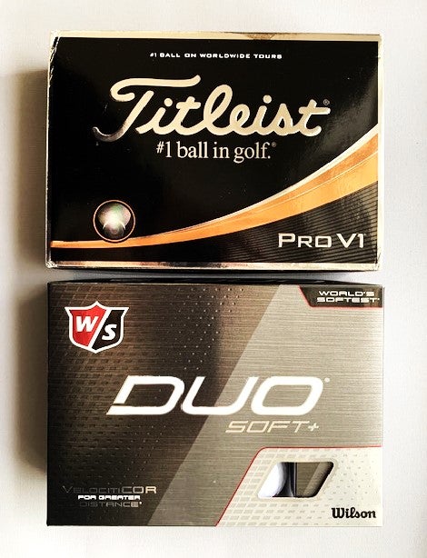Golfbolde, Titleist PRO V 1, Wilson DUO