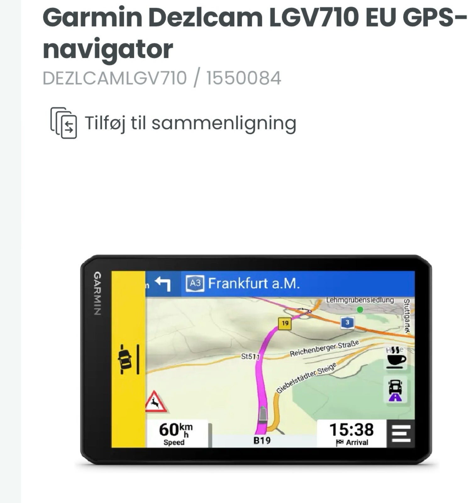 Navigation/GPS, Garmin LGV710EU DezlCam