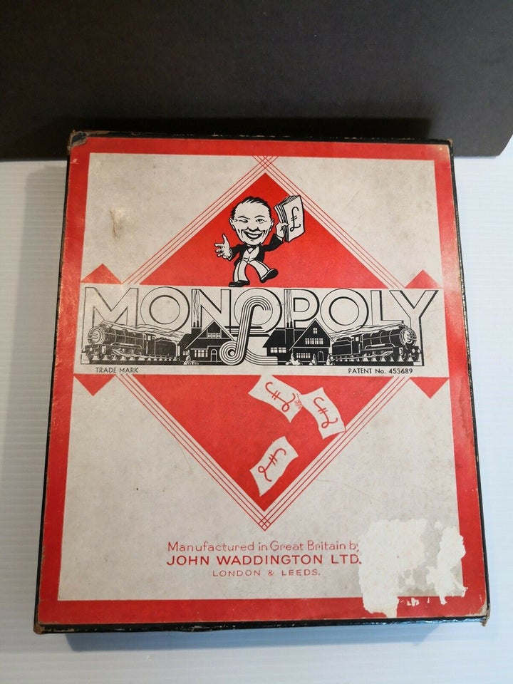 Spil, MONOPOLY VINTAGE FRA 1936 - 1945