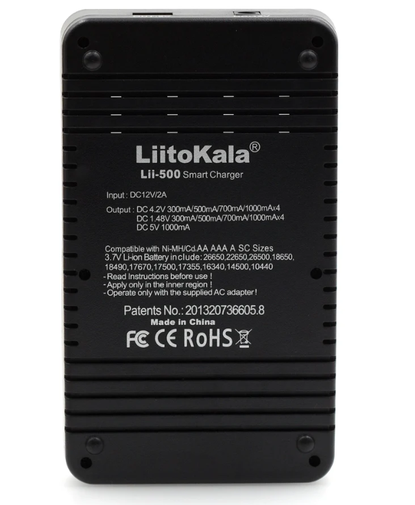 Oplader, Batterioplader, NY! LiitoKala Lii-500 Smart