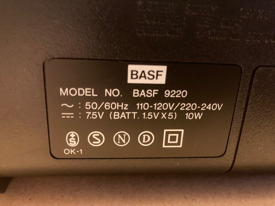 Båndoptager, BASF 9220 , Defekt