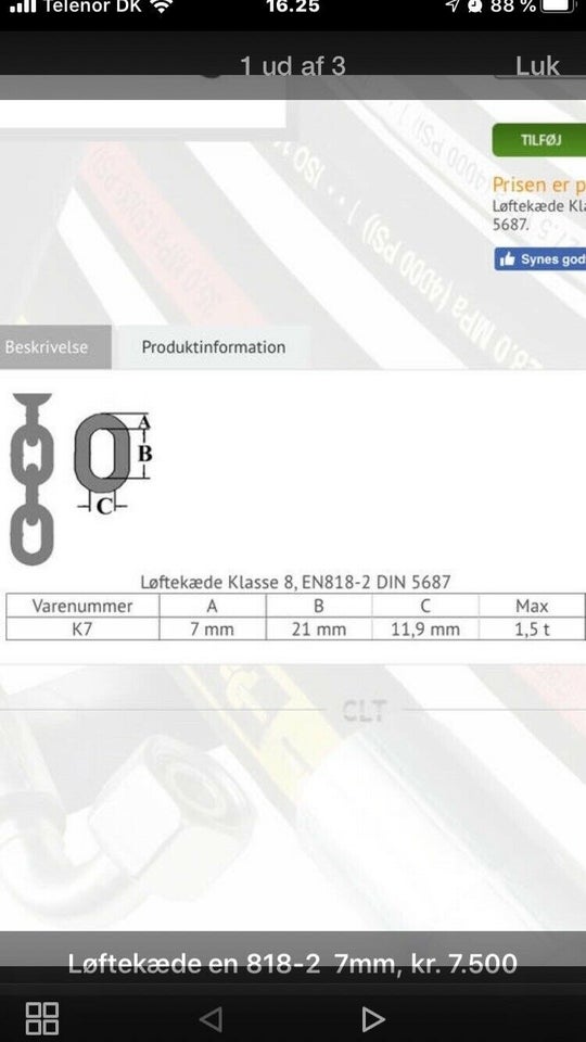 Løftekæde