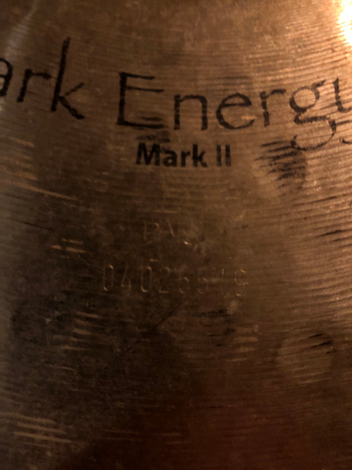 Bækken, Paiste Dark Energy Ride Mark II 21”