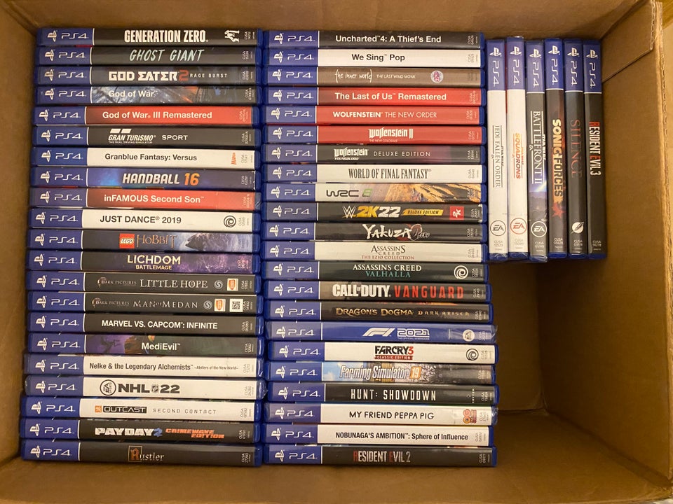 170 Different PS4 Games 2/2, PS4, anden genre
