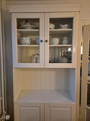 Vitrineskab, Ikea, b: 90 d: 34 h: 214, Vitrine skab fra IKEA, pænt og velholdt og meget praktisk med