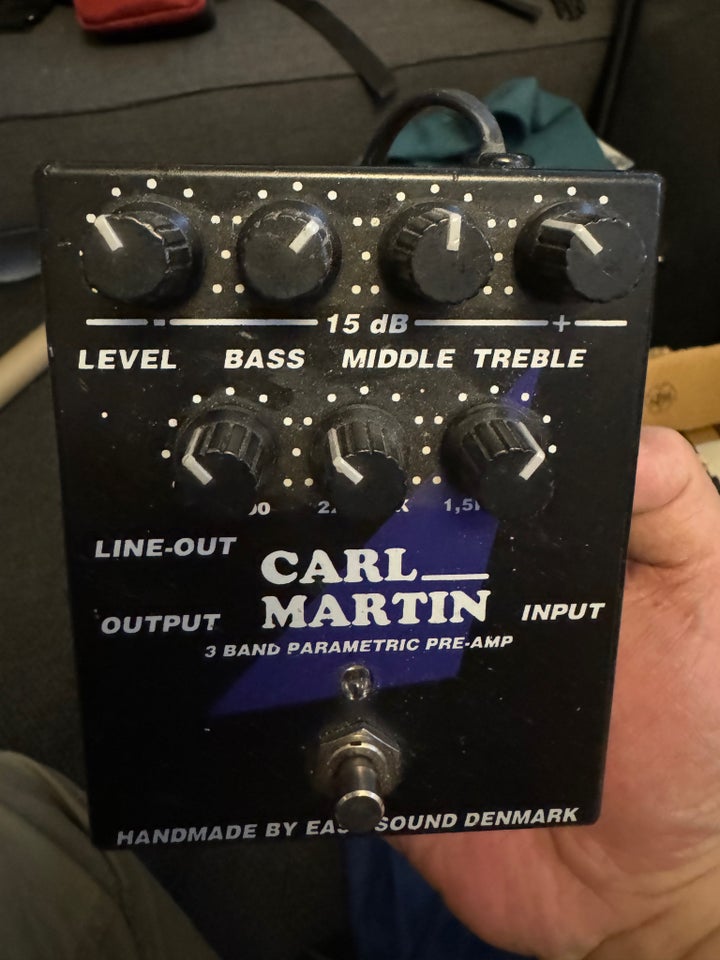 Preamp EQ, Carl Martin 3 Band Parametric Preamp – dba.dk – Køb og