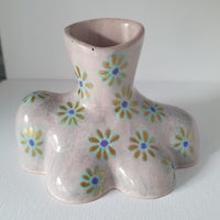 Håndlavet krukke / vase i beton, Hjemmelavet