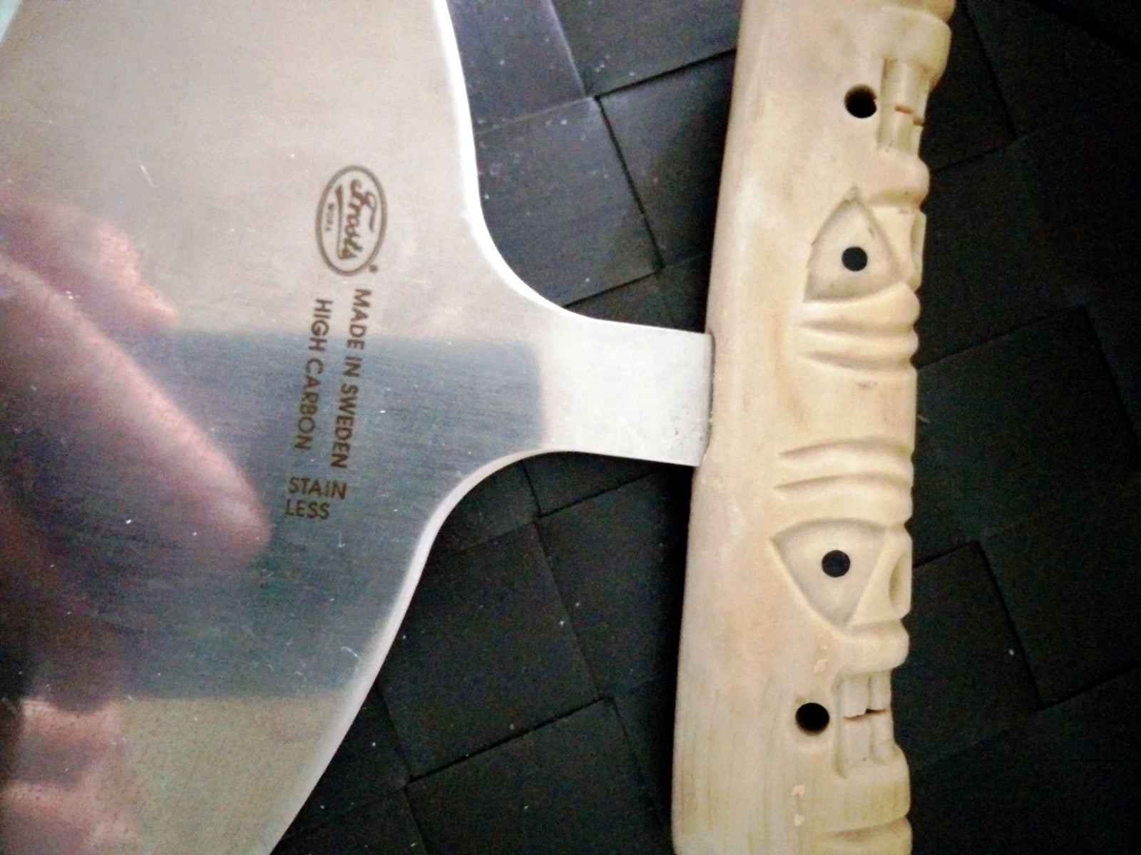 Ulo Grønlandsk Flå kniv, Ulo købt på Grønland