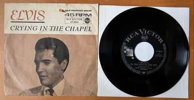 Single, Elvis, Crying in the Chapel, Cover: Se billede
Vinyl: VG+