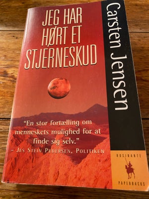 Jeg har hørt et stjerneskud, Carsten Jensen, genre: roman, Endnu en fantastisk bog