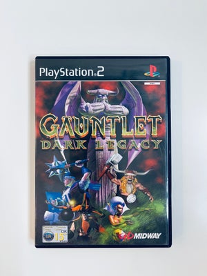 Gauntlet Dark Legacy, Playstation 2, PS2, Playstation 2 Konsol: 249 kr 
Playstation 2 Controller: 12