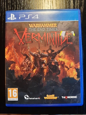 Warhammer the end times vermintide, PS4, action, Warhammer the end times vermintide sælges..
Cd er s