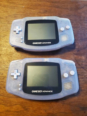 Nintendo Gameboy advance, 1stk 250kr.
2stk 400kr.
Begge virker perfekt.
Ingen ridser i skærmene.
Fas