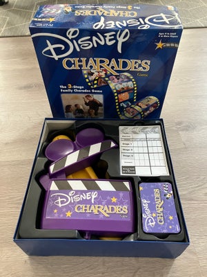 disney charades, brætspil, Disney charades game
God stand
Dog uden regler. Disse kan findes på nette