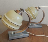 Væglampe, 2 stk art deco bord/sengelamper