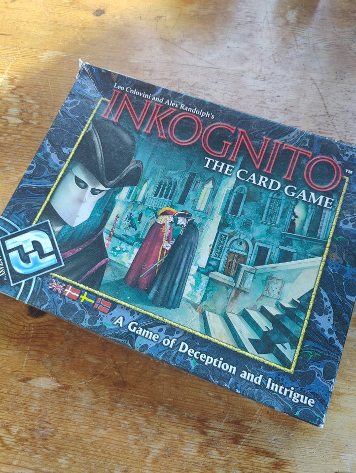 Inkognito - the card game, brætspil