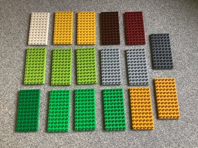 Lego Duplo, Reservedele, Byggeplader i str 6 x 12 dupper, klar til herlig leg.

—— Prisen er for 1 s