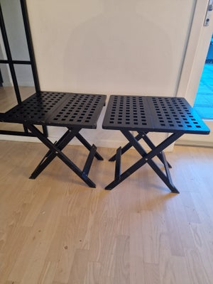 Klapbord, 2 sorte sammenklappelige borde

Fri levering på Amager 

50x50x50 cm

Samlet pris

Tags#

