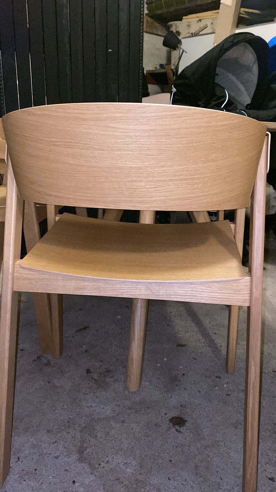 Spisebordsstol, Eg, Muuto cover chair