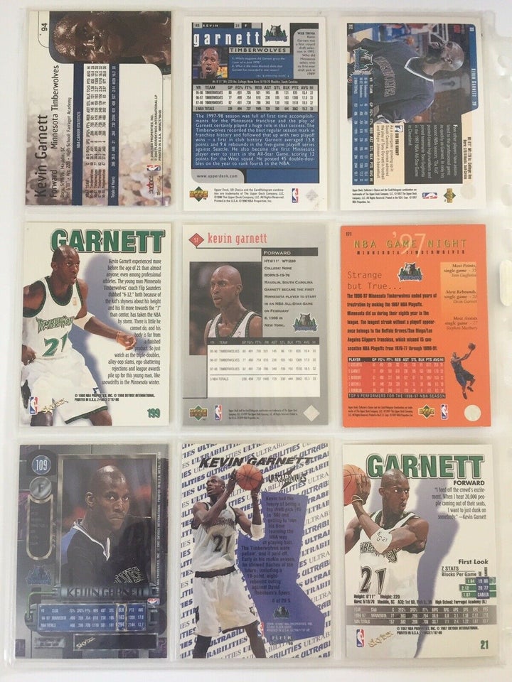 Samlekort, Basketkort/basketballkort