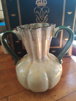 Keramik, Vase 16 cm høj, Ekeby, Fra et ikke ryger hjem