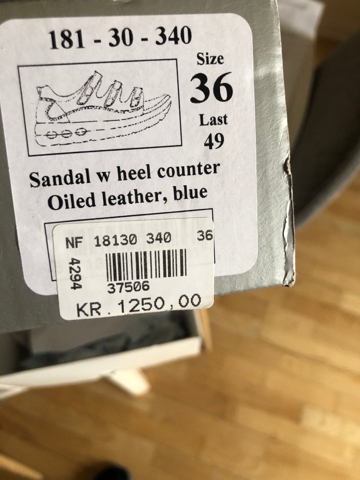 Sandaler, str. 36, New feet unisex