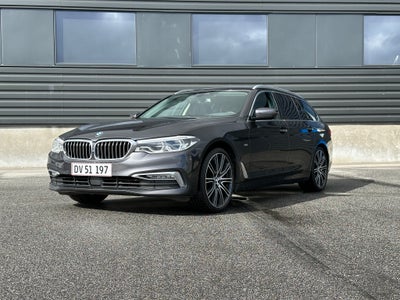 BMW 520d, 2,0 Touring Luxury Line aut., Diesel, aut. 2017, km 241000, gråmetal, træk, klimaanlæg, ai