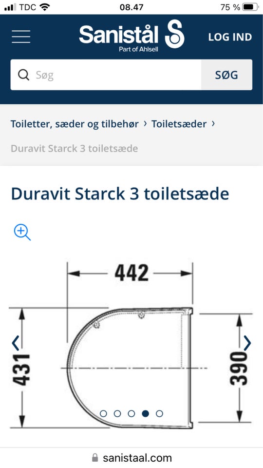 Toiletsæde, Duravit Big